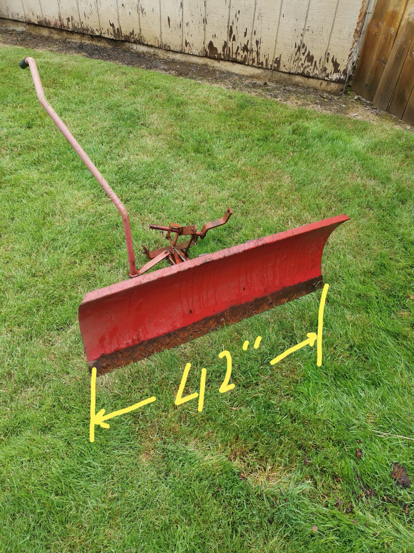 Tractor/Lawn Mower grading blade/snow plow