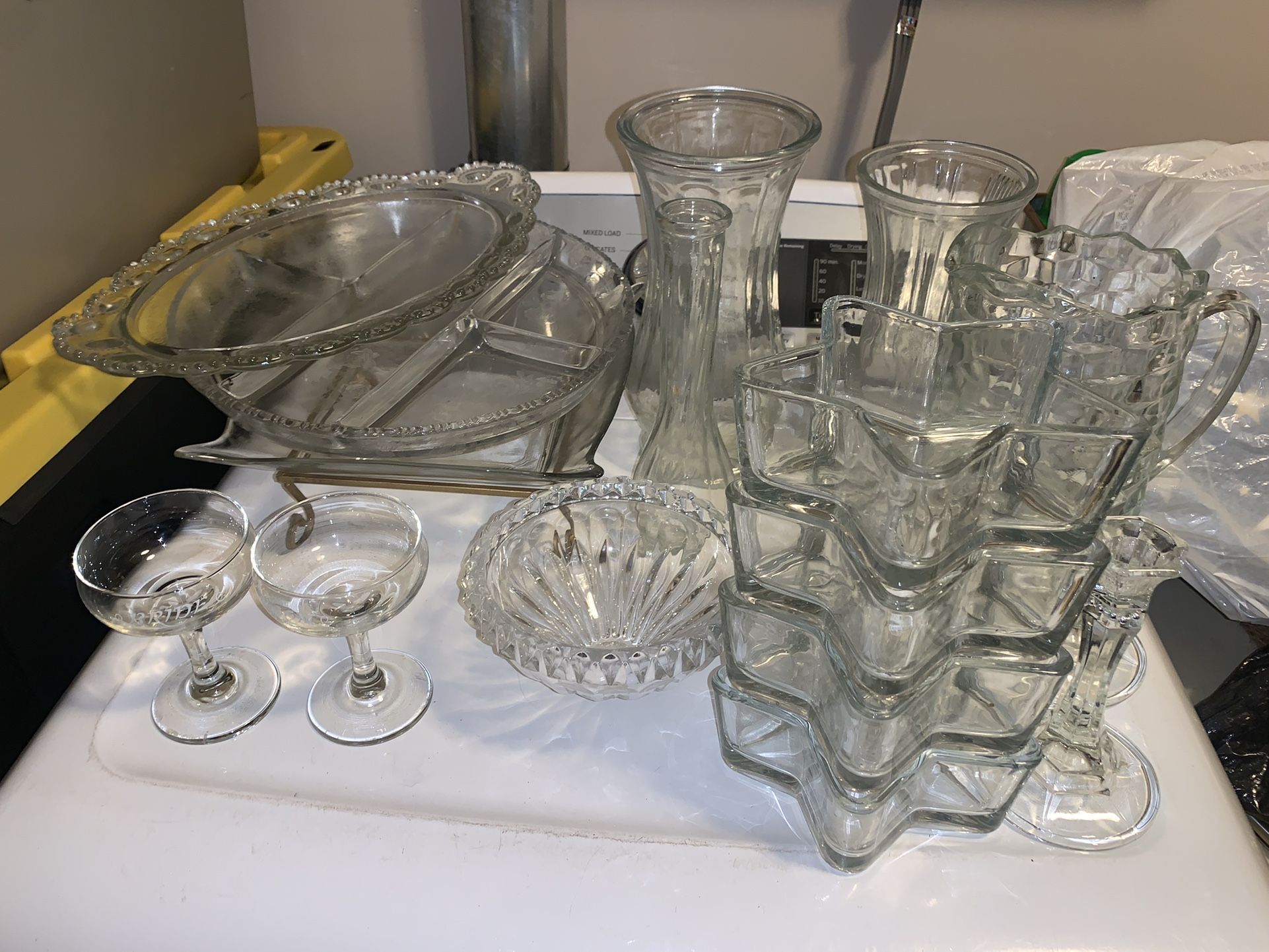 Asstd Glassware/ Crystal  *MESSAGE FOR PRICES 