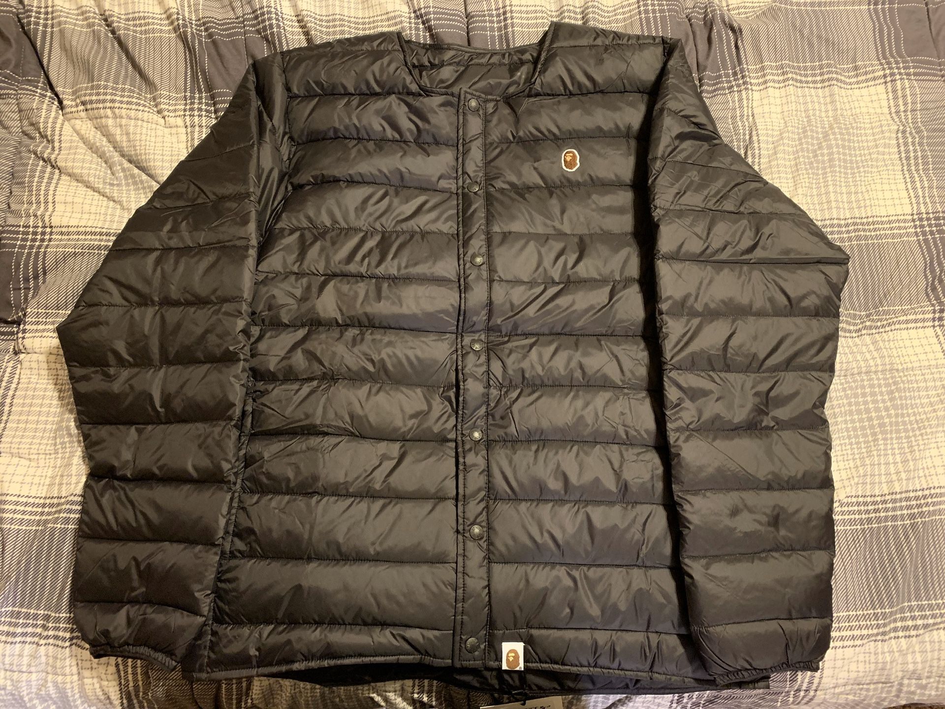 Bape “Happy New Year” Lightweight Down Jacket Size Large