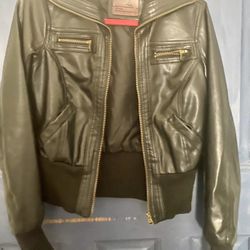 JACKET  Leather Youth BOY Or Girl 5-10 Age