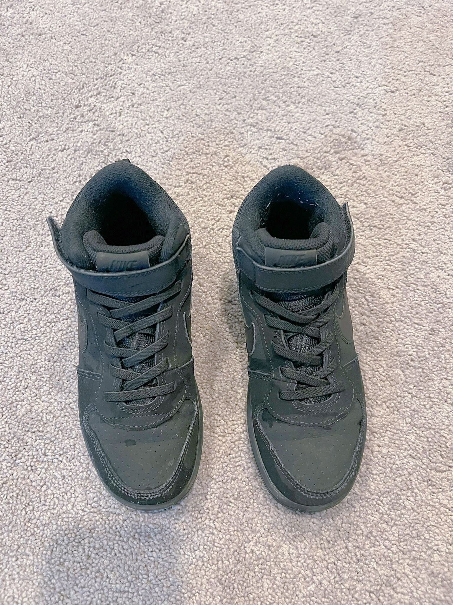 Nike Court Borough Mid 2 (GS) – Black | Youth Size 3Y