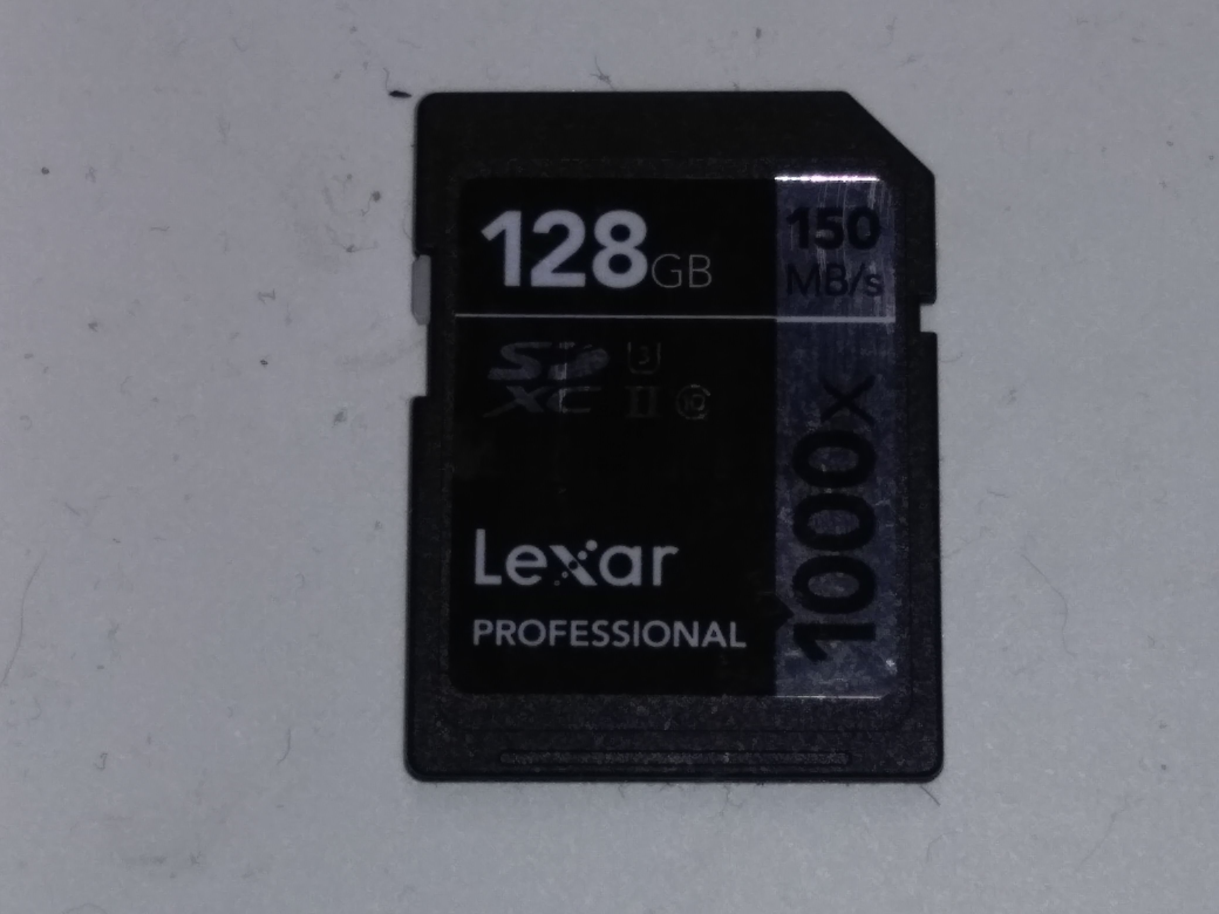 Lexar 128gb sdxc professional 150mb/s