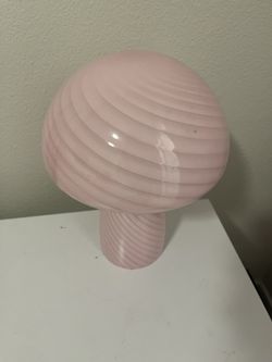 Pink Mushroom Lamp