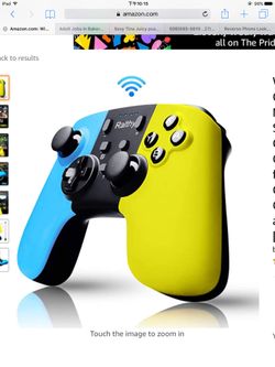 Wireless Pro Controller for Nintendo Switch - Switch Pro Controller Remote Gamepad Joystick for Nintendo Switch Console, Supports Gyro Axis, Turbo an