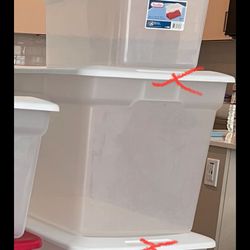 $12 for all 3 - (No Lids for the 2 big bins)