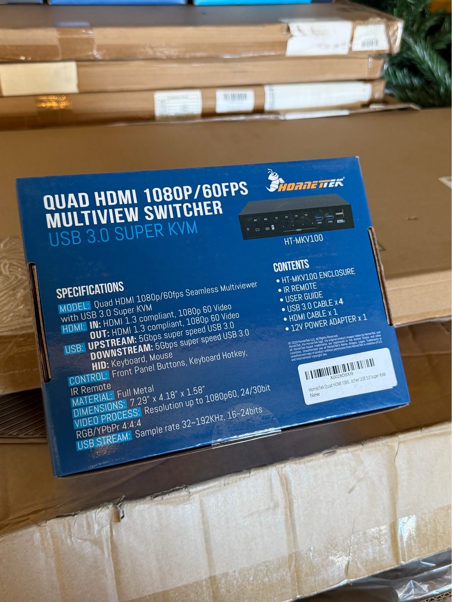 Quad HDMI switcher
