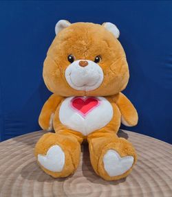 Jumbo Care Bears Tenderheart Bear 20th Anniversary Collector's Edition 25" Plush 2002