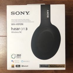 Brand New Sony Wireless Headphones WH-H910N H.ear On 3