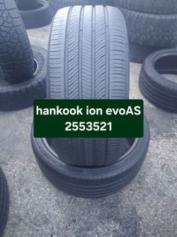 2 used Hankook Ion EvoAS 255/35/21 Tire
