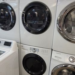 Kenmore Front Loading Washer And Stackable Gas Dryer Set 
