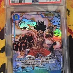 2025 One Piece OP11 EN Manga Alternate Art #118 Monkey D. Luffy PSA 10 GEM MINT
