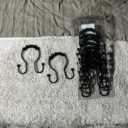 glide roller shower curtain hooks