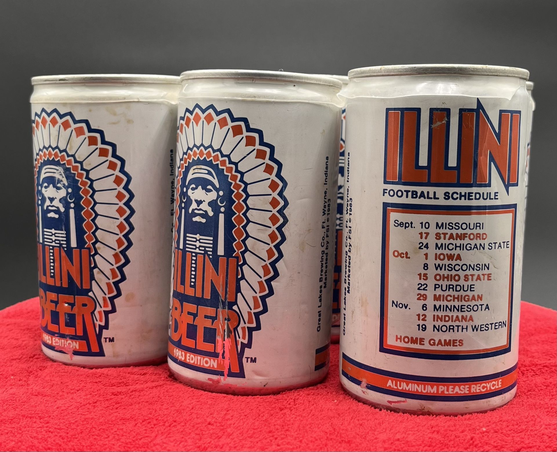 COLLECTORS | Illini Beer 6-pack 1983