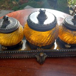 Set Of 4 Decor ( Antique/Vintage)