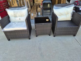 3 piece patio furniture set