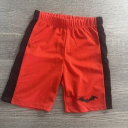 DC Comics Batman Boys Shorts Mesh Size 8 Red