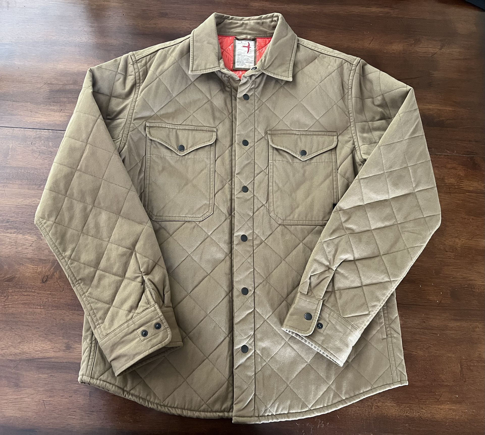 Relwen Quilted Shirt Jacket - Large 
