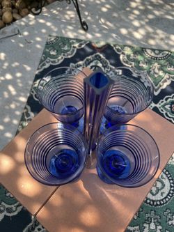 Blue glasses
