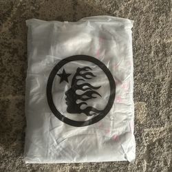 Hellstar Future Flame Grey And Pink Hoodie 