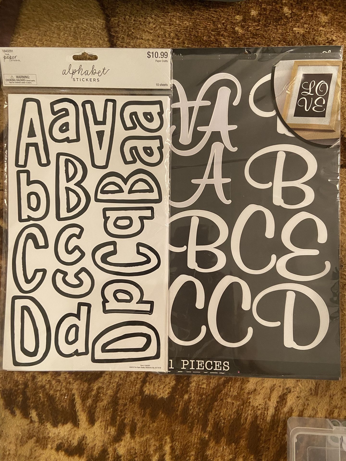 New Alphabet Stickers