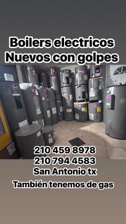 Boilers Nuevos abollados no afecta nada su sistema 100% funcionales