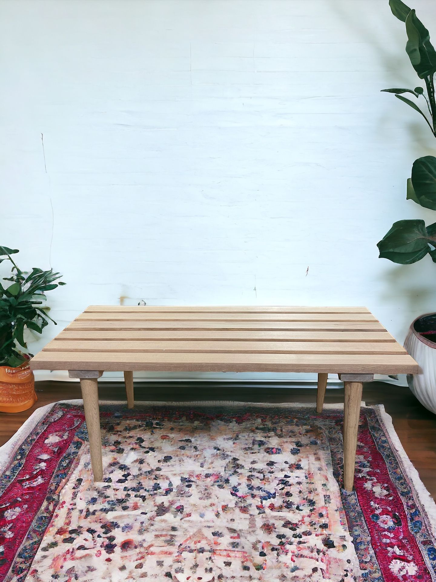 Modern Farmhouse Low Wooden Table