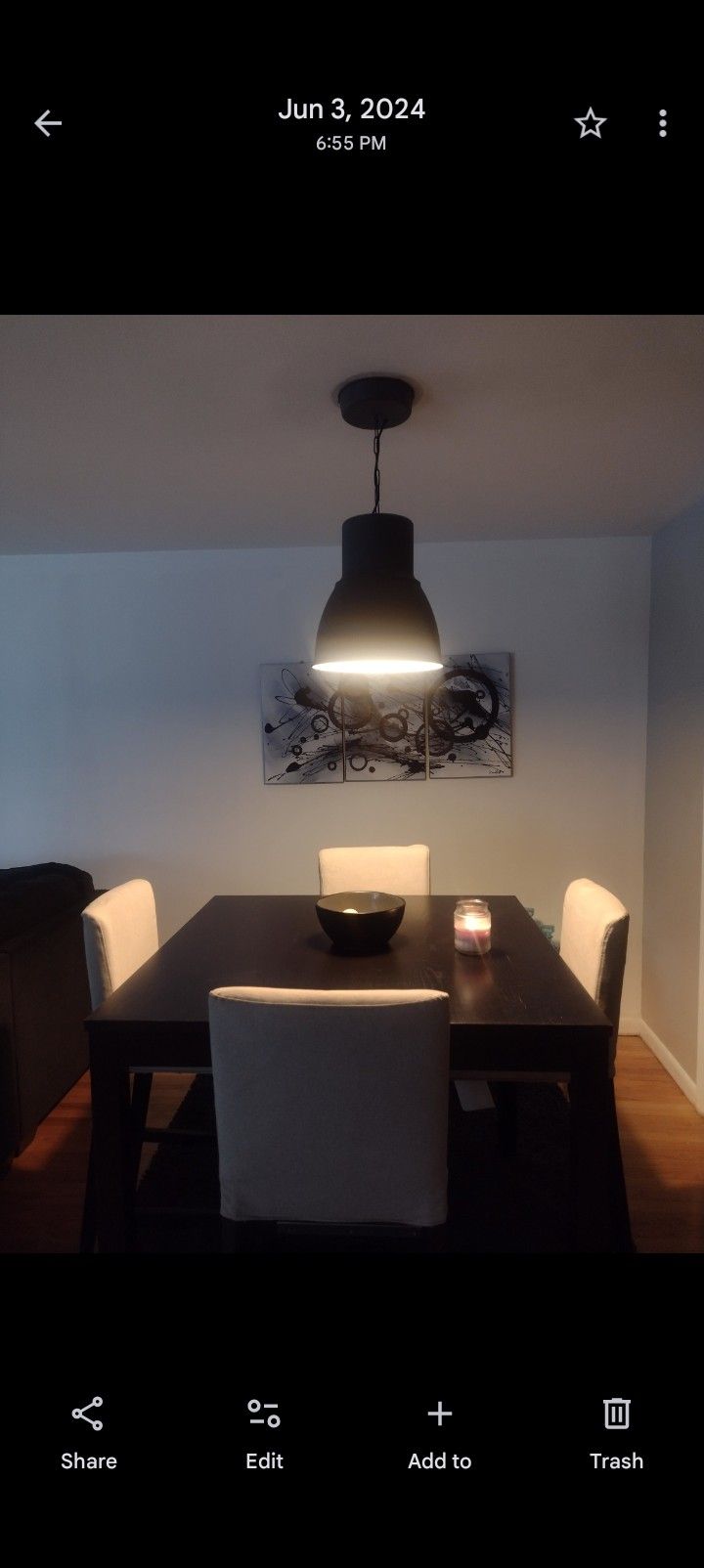 Bar Style Table With 4 Chairs - Ikea Original