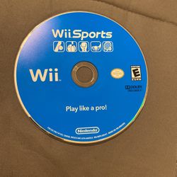 Nintendo Wii Sports Video Game Single Disc Only