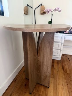 Round Wood Table