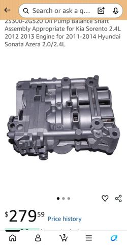 23300-2G520 Oil Pump Balance Shaft Assembly for Kia Sorento 2.4L 2012 2013