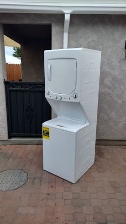 24 inch wede stackable washer gas dryer