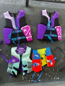 Chalecos salva vidas para niños