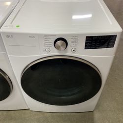 LG  DLEX4000W 27 Inch Electric Smart Dryer with 7.4 Cu. Ft. Capacity