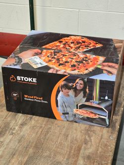 Portable Outdoor Pizza Oven 13 Inch  Wood Pellet Backyard Pizza Maker