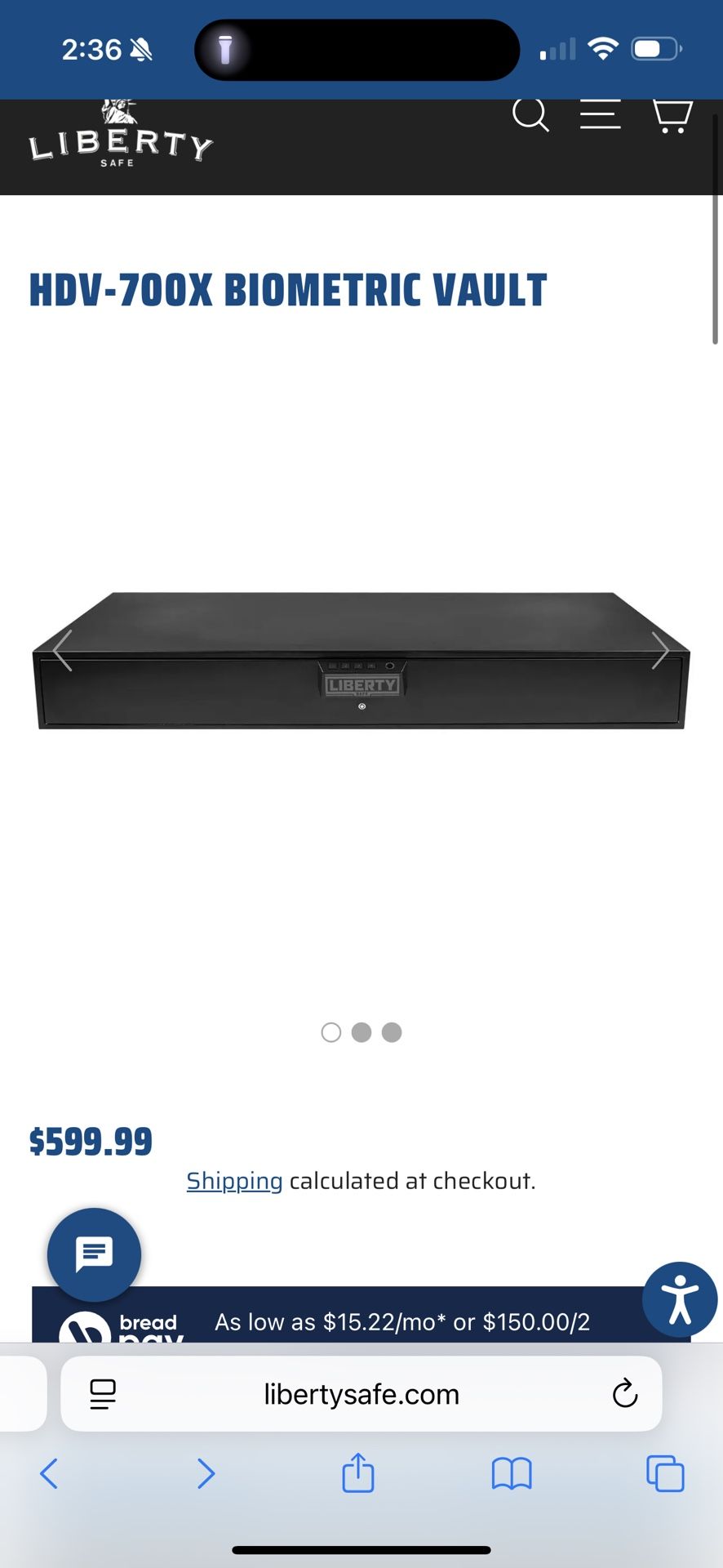 Liberty Safe Hd V 700 X