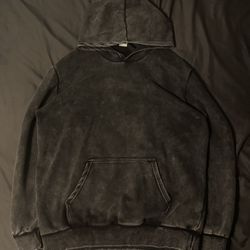 Black Acid Washed Hoodie