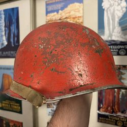 WWII US navy M1 Fire Helmet, Read Description!