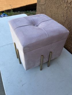 Mini Baby Pink Ottoman 