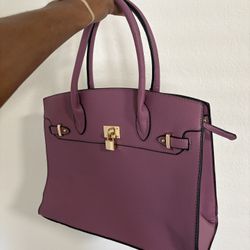 Purple Leather purse 