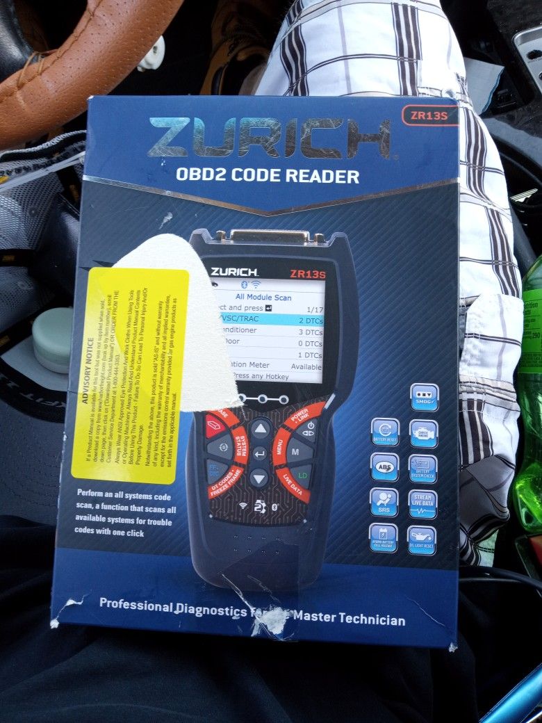 Zurich ODB2 Code Reader Model ZT13S