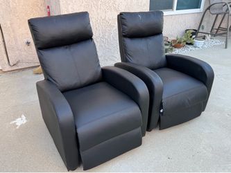 Free Two reclining single-seater sofas