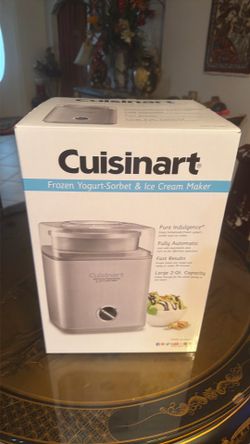 New Cuisinart Ice cream machine