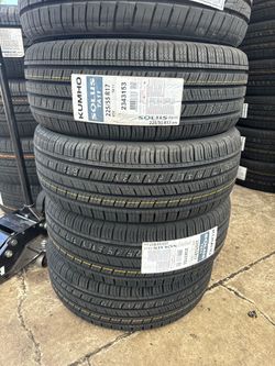 225/55/17 KUMHO (4) NEW TIRES INSTALLATION AND BALANCE 50,000 MILES WARRANTY