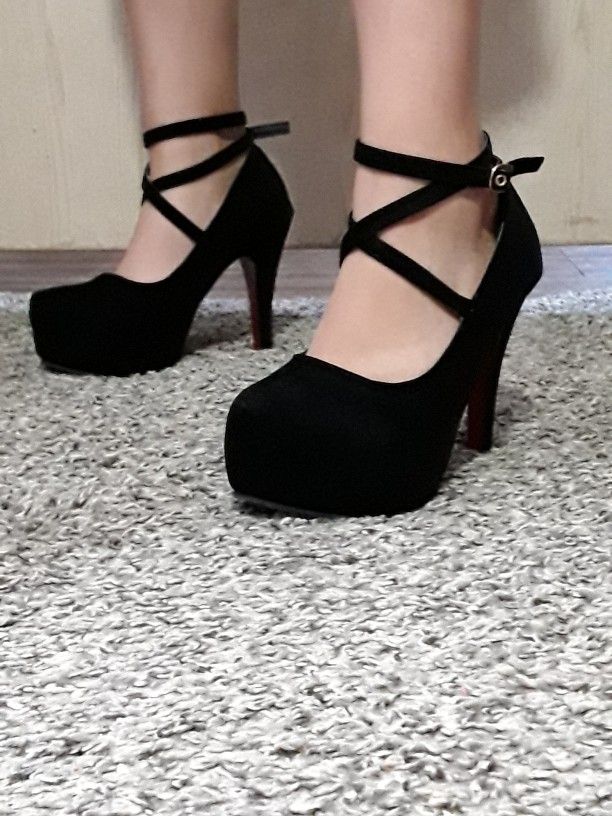 Women's Strappy Thin High Heels