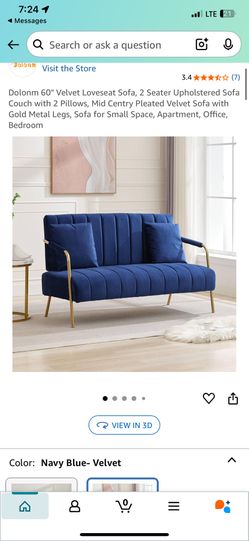 Dolonm 60" Velvet Sofa