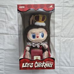 POPMART - Let's Checkmate King Series Vinyl Plush Doll Labubu (US SELLER)