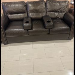 Leather Couch 