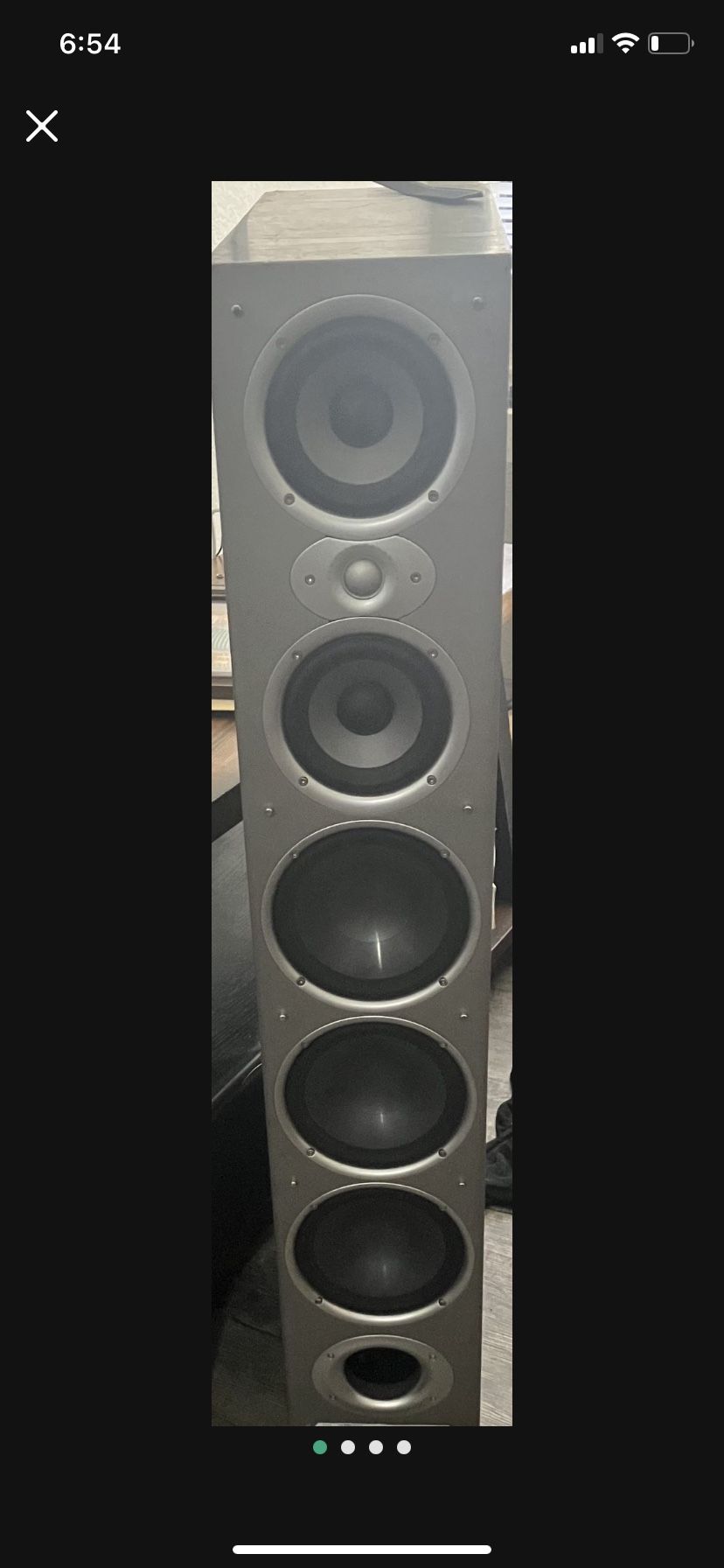 POLK AUDIO Home speakers W Yamaha Receiver 