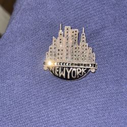 Judith Jake 9/11 Memorial Sterling Silver Brooch 