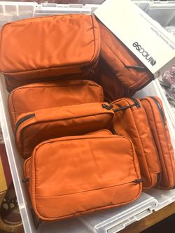 Incase Nylon Accessory Organizer — Bulk Lot of 31, New in Packaging (Orange)